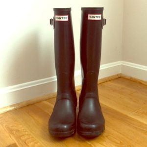 Black Hunter Boots. Like New.